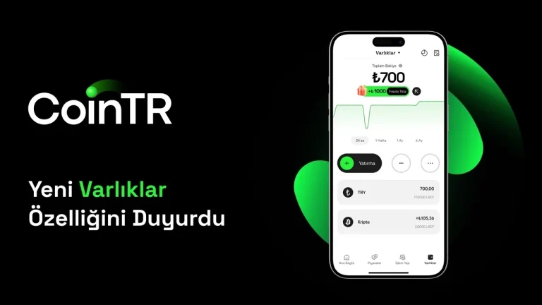 1000 TL’ye kadar kazanma şansı CoinTR’de